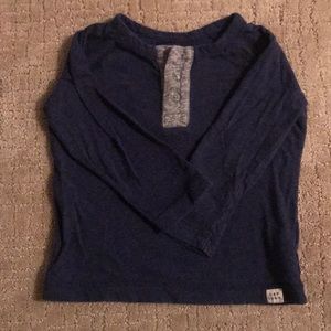 Three button boys henley